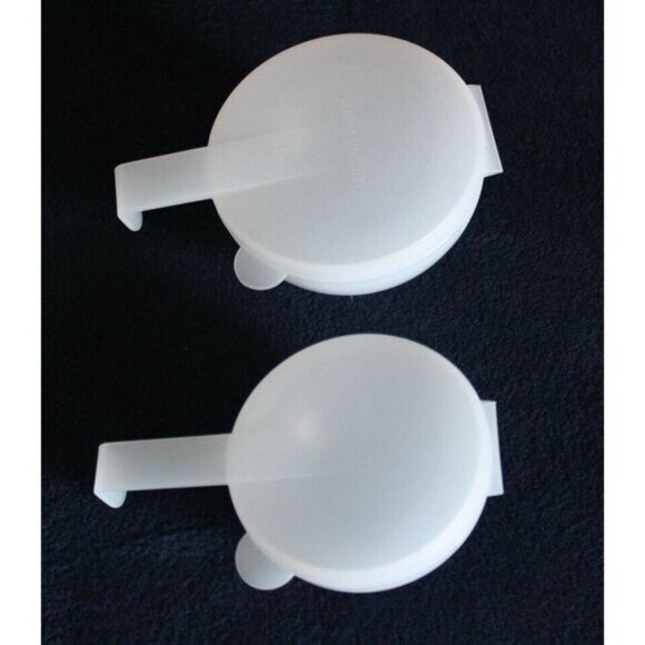 2 Tupperware Forget Me Not Half Round Hanging 5105A & 5106A - Picture 3 of 3